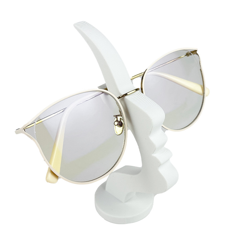 3D Printing Glasses Frames - 현대적인 미니멀리스트 추상 얼굴 측면 그림