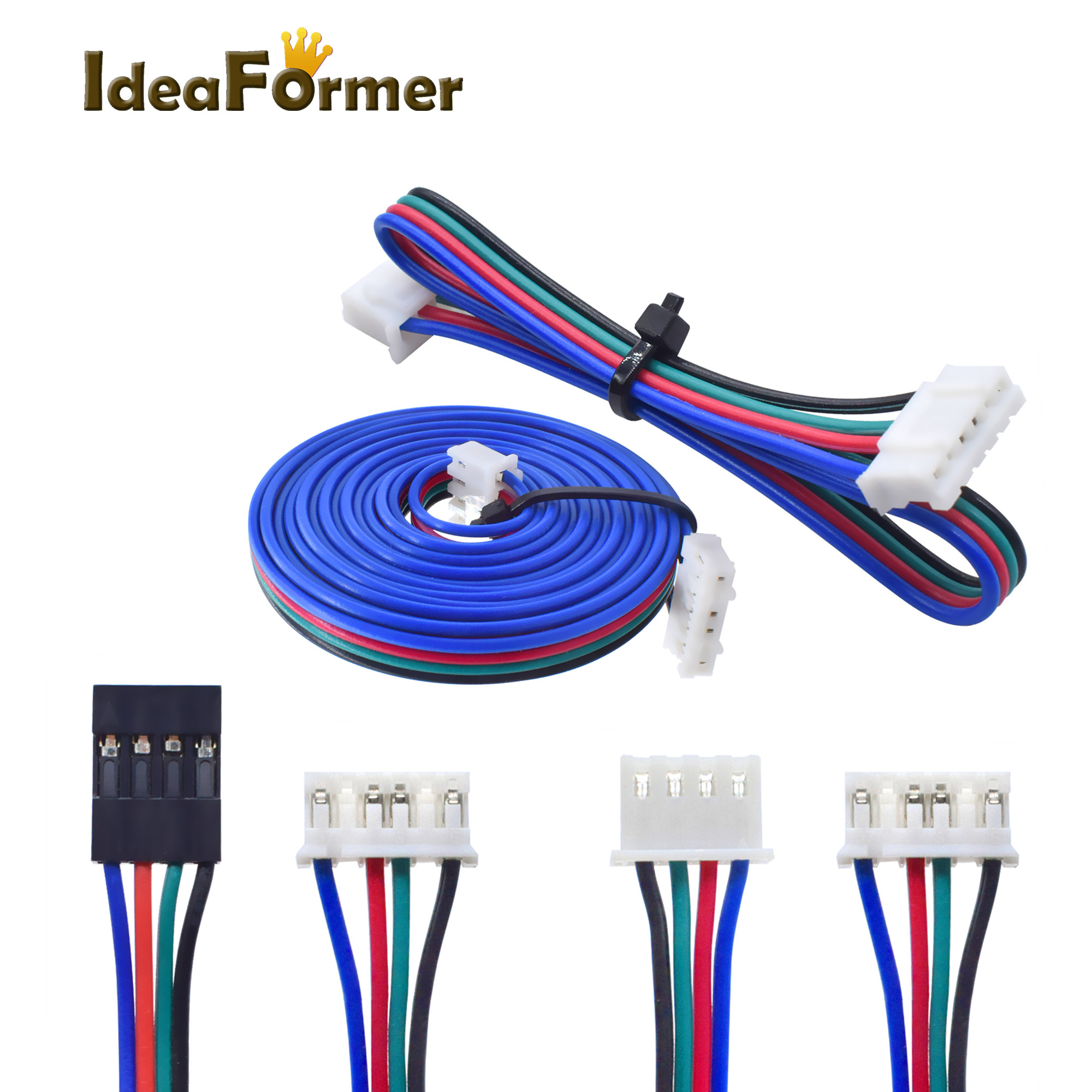 3D Printer Cable Chain - 1Pcs 10cm/50cm/100cm/150mm 스테퍼 모터 케이블 6핀