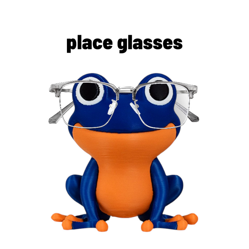 3D Printing Glasses Frames - 크리 에이 티브 큰 눈 개구리