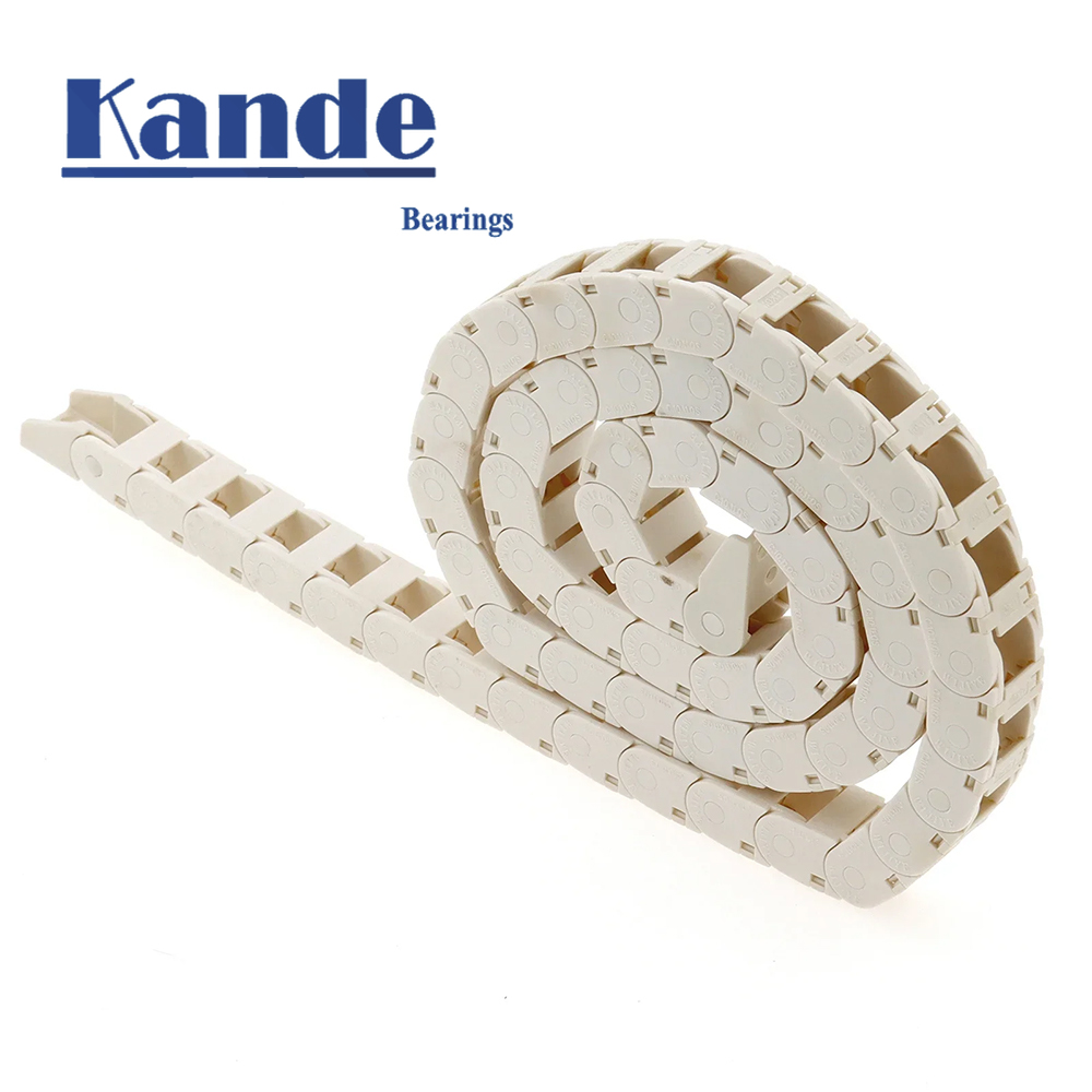 3D Printer Cable Chain - Kande PA66 흰색 개방형 드래그 체인