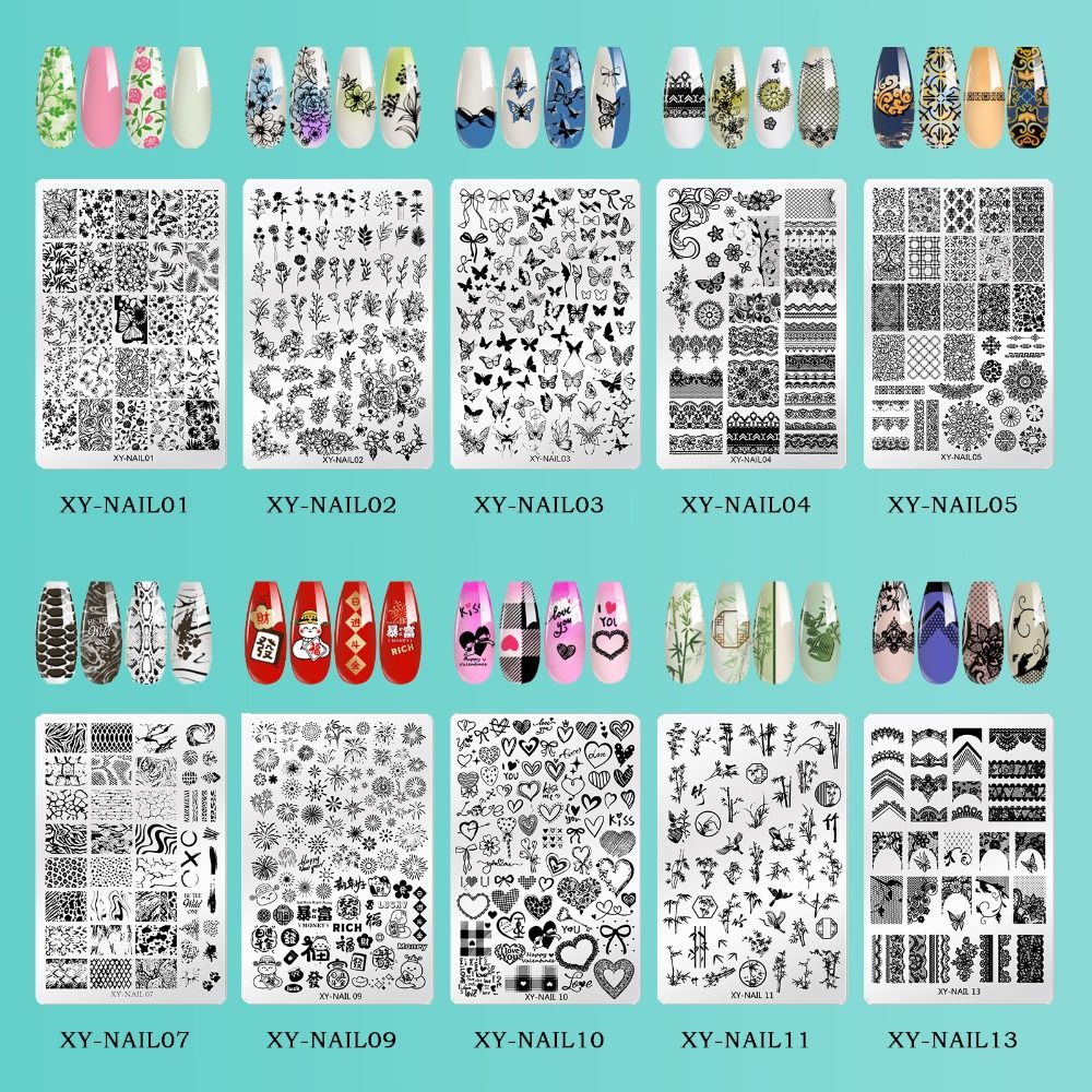 3D Printing Template - 새로운 스테인레스 스틸 네일 프린팅 플레이트