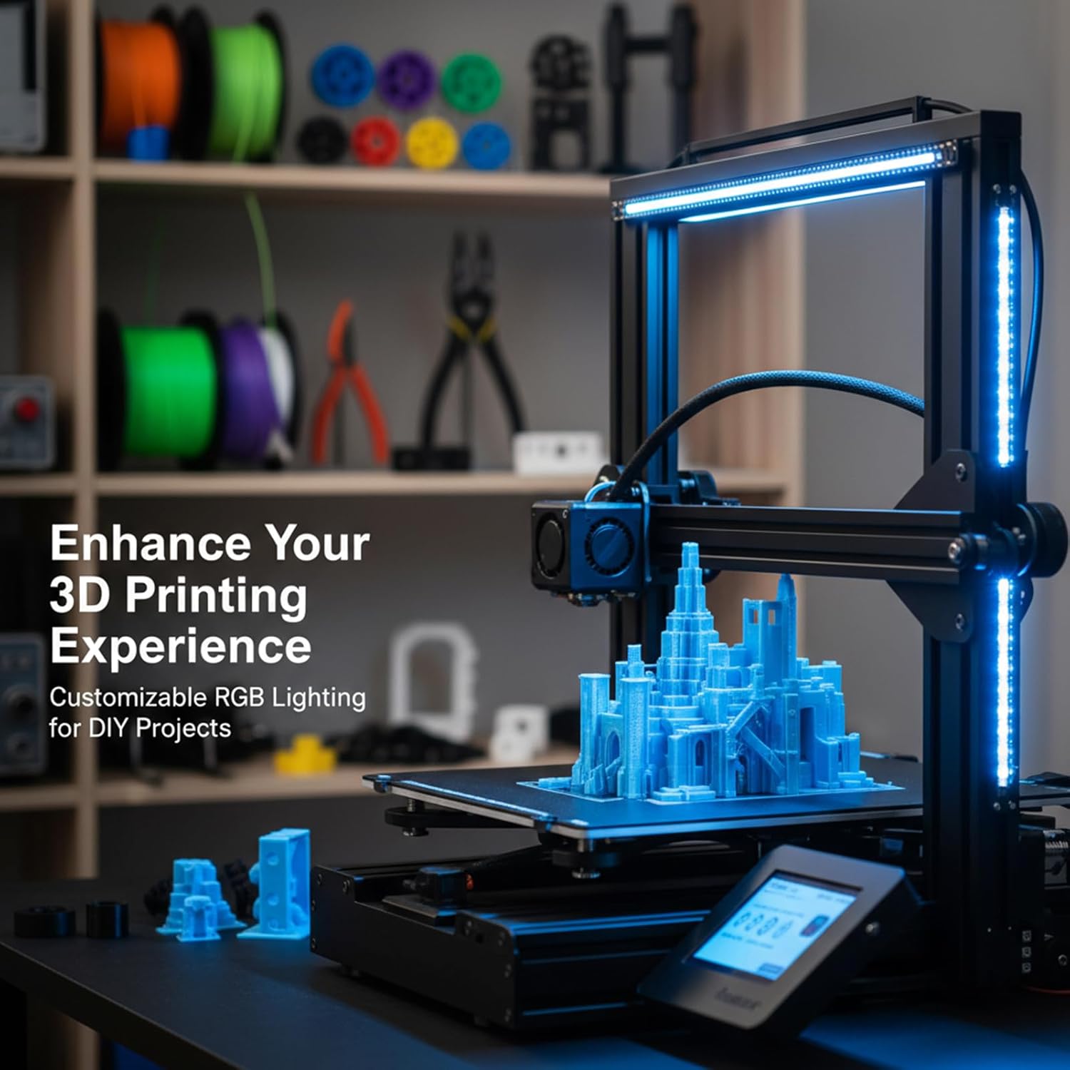 밤불랩 사이버브릭 WS2812 RGB LED 라이트 보 - 3D Printing Bambu Lab 리뷰 및 가격