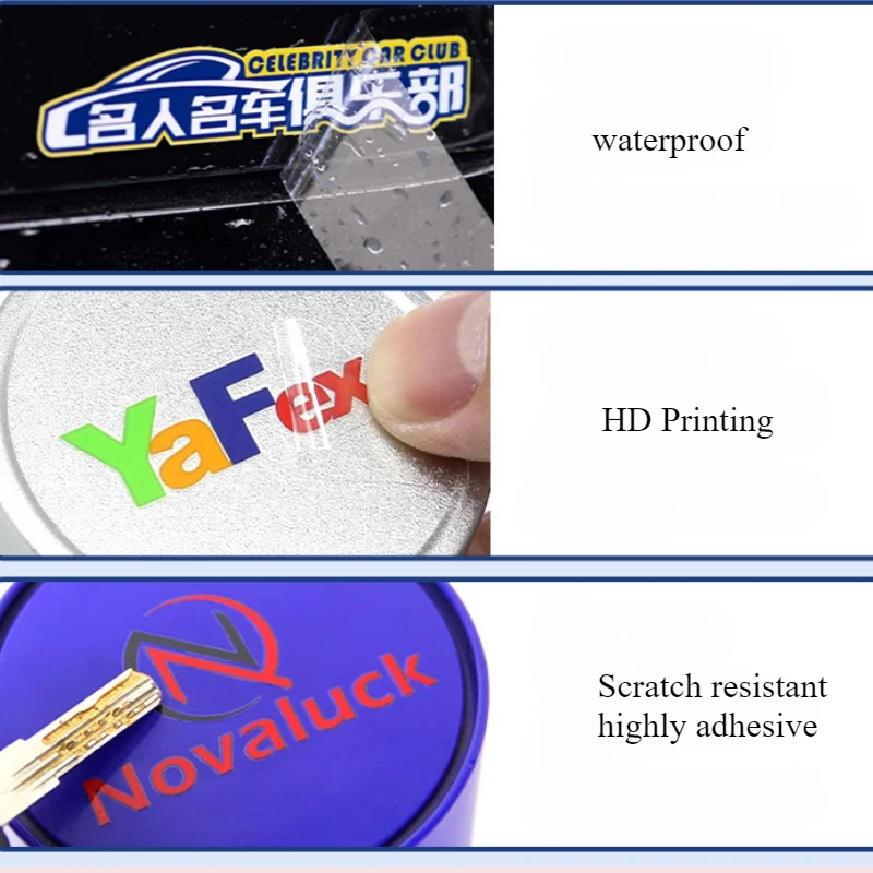100PCS 3D 이름 스티커 모든 크기 맞춤형 로고  - 3D Printing Logo 리뷰 및 가격