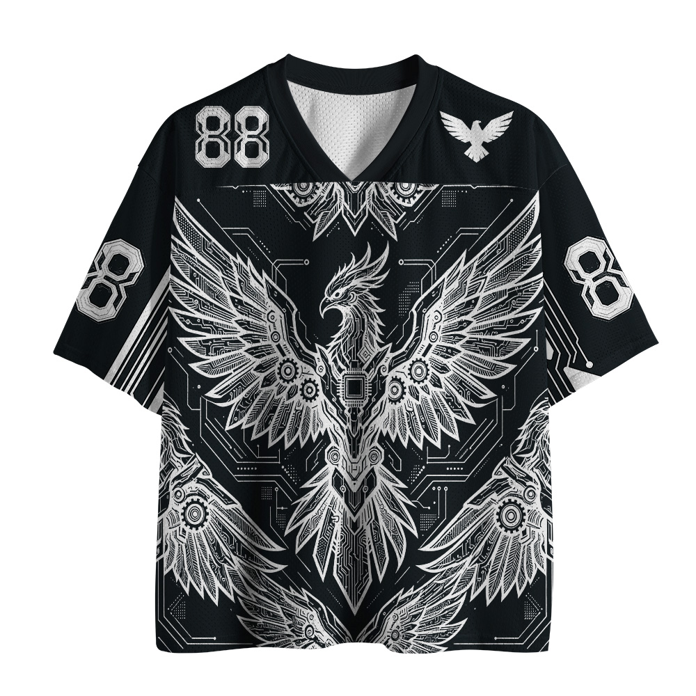 사이버 메카니컬 이글 흑백 회로 질감 토템 메쉬 3D  - 3D Printing Eagle 리뷰 및 가격