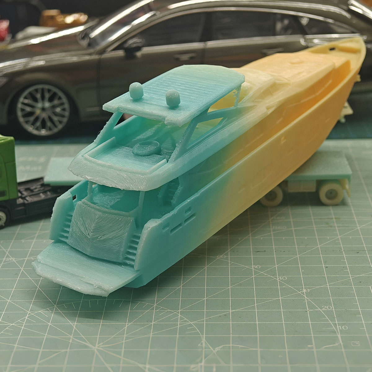 미니 럭셔리 요트 모델 23cm 3D 일체형 프린팅 선 - 3D Printing One Piece 리뷰 및 가격