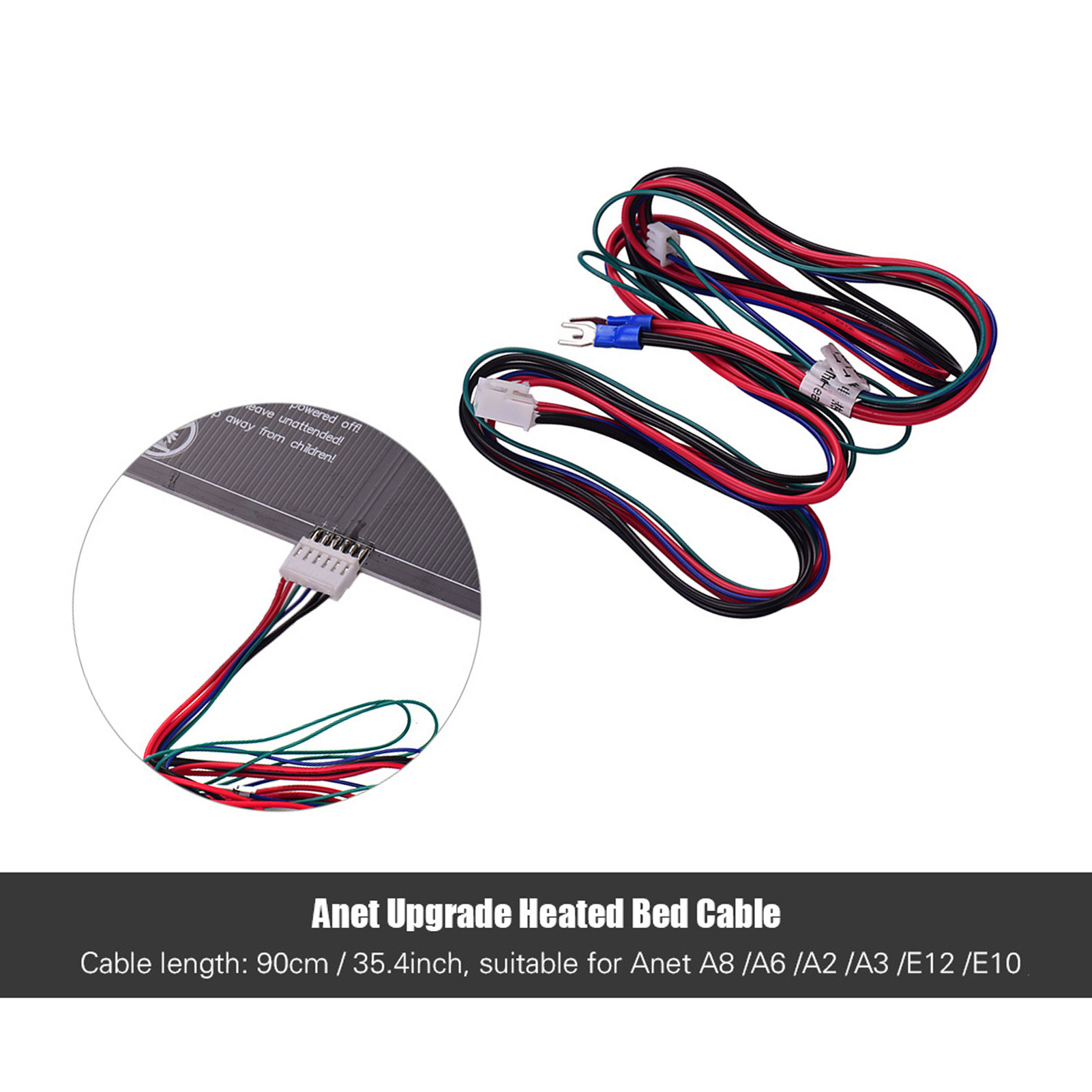 Anet 18AWG 업그레이드 가열 침대 케이블 핫 베 - 3D Printer Cable Chain 리뷰 및 가격