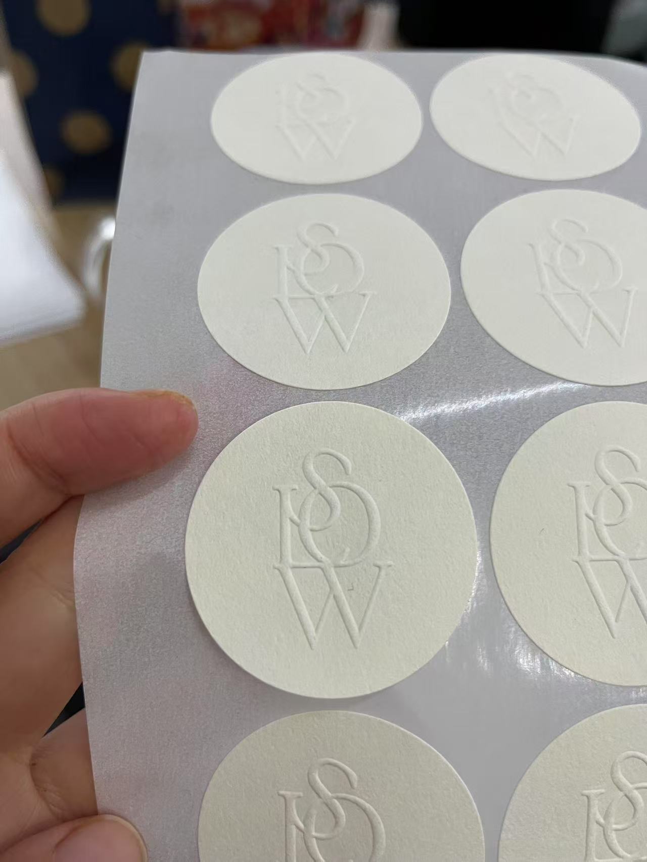 맞춤형 3D 엠보싱 라벨 인쇄 고급 질감 용지 로고 스 - 3D Printing Logo 리뷰 및 가격