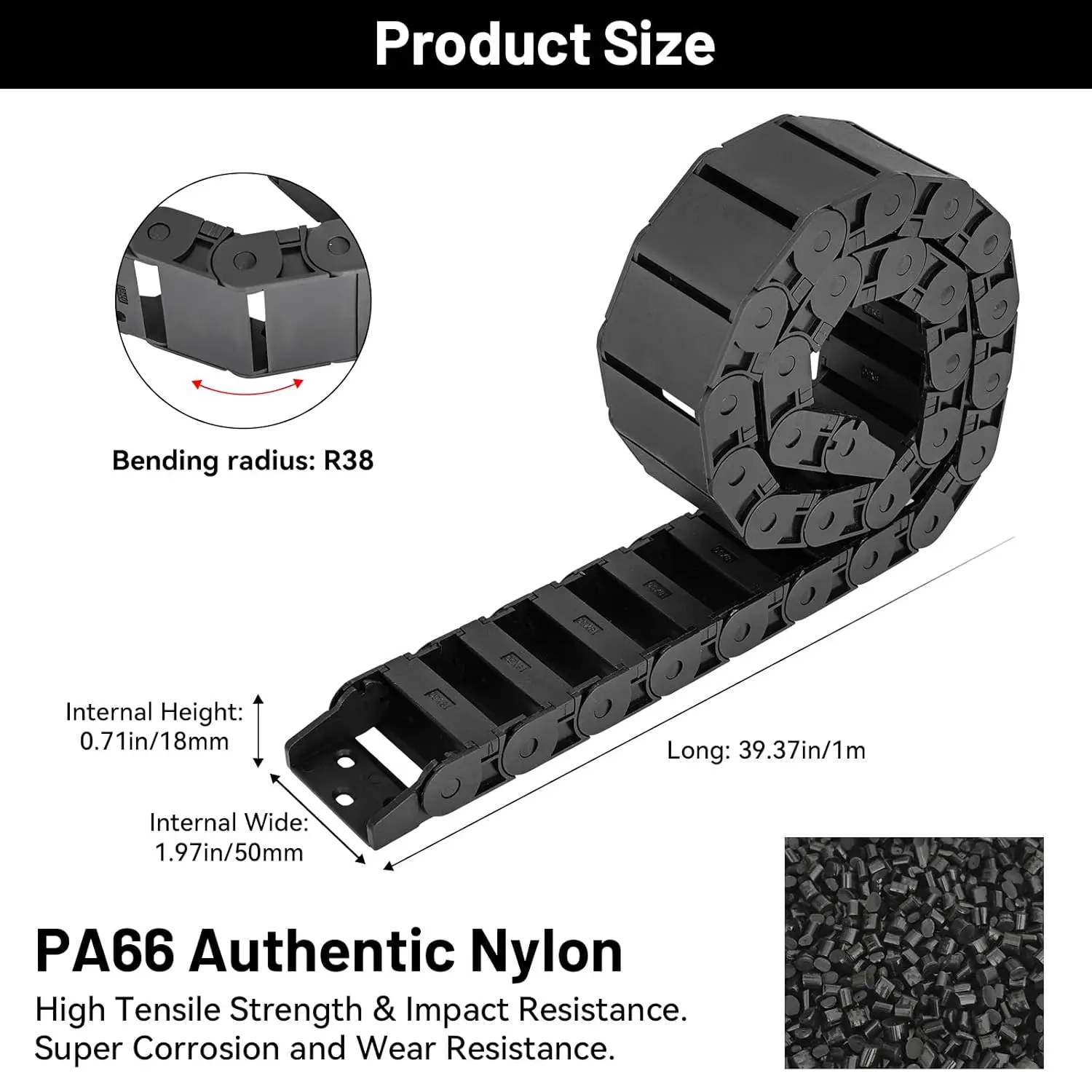 케이블 드래그 체인 R55 R38 반밀폐형 케이블 체인 - 3D Printer Cable Chain 리뷰 및 가격