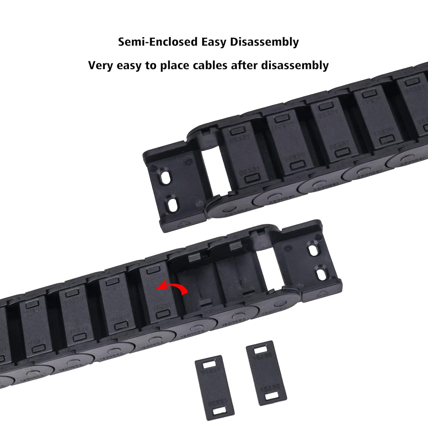 케이블 드래그 체인 R55 R38 반밀폐형 케이블 체인 - 3D Printer Cable Chain 리뷰 및 가격