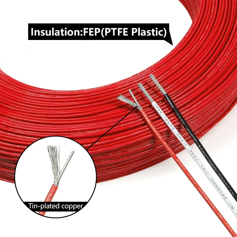 2/5/10m UL1332 PTFE 와이어 고온 300 - 3D Printer Cable Chain 리뷰 및 가격