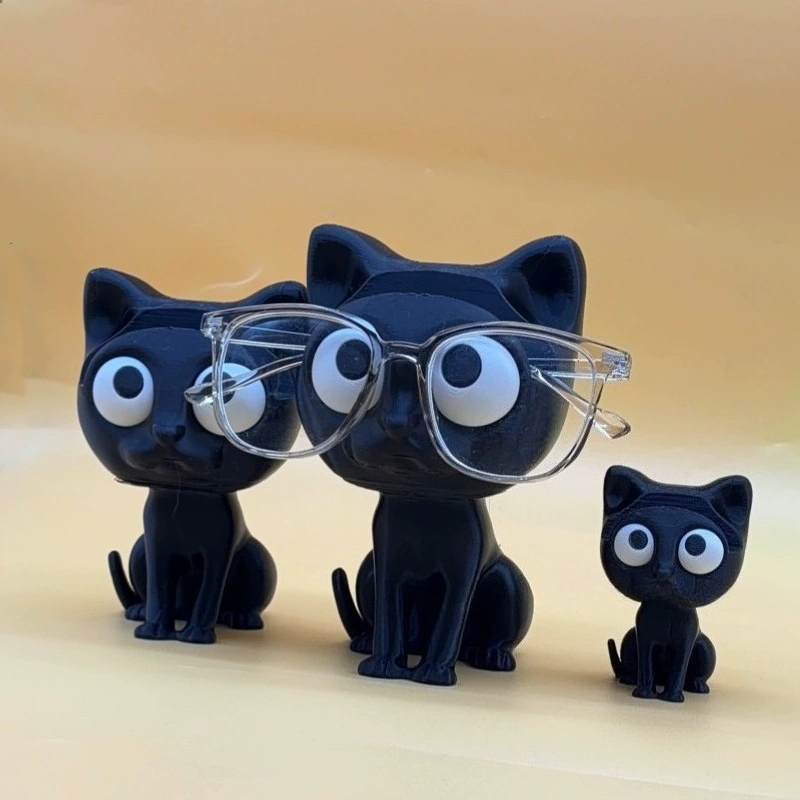 1개 귀여운 고양이 모양 3D 프린팅 안경테, 앉아있는 - 3D Printing Glasses Frames 리뷰 및 가격