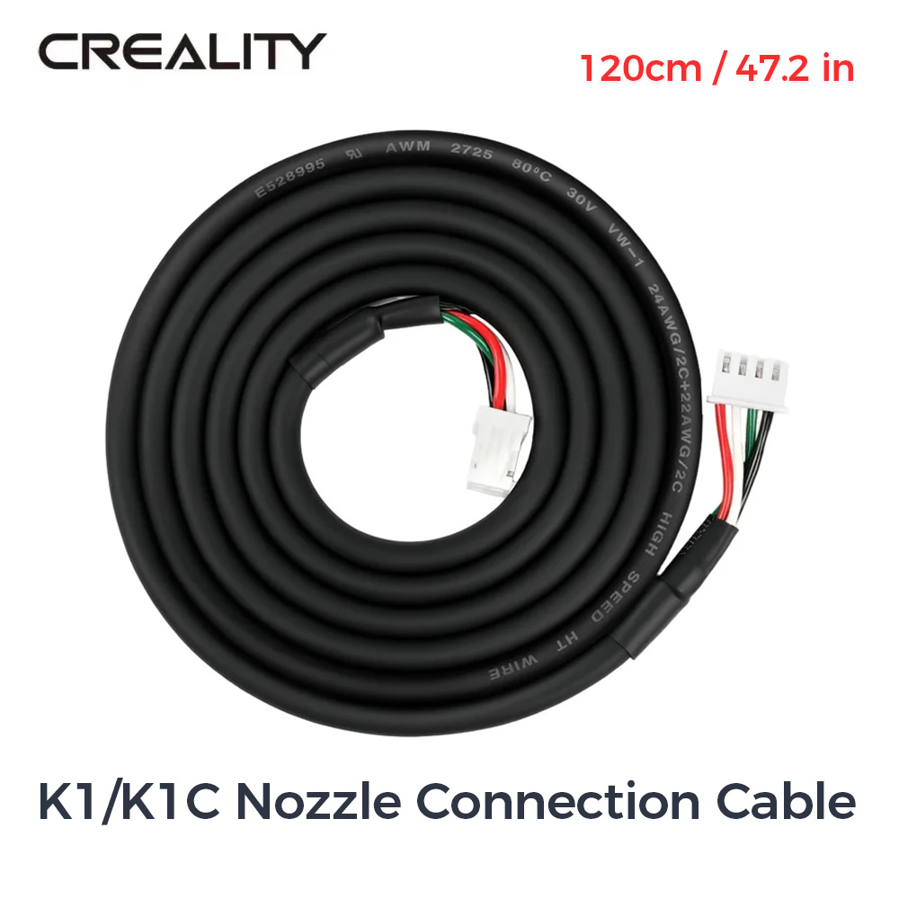 Creality K1/K1C 노즐 연결 케이블 _4P  - 3D Printer Cable Chain 리뷰 및 가격