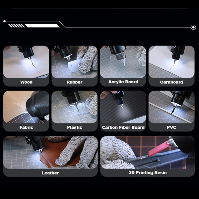 Jakemy JM-Y10 초음파 절단 칼 OLED 스크 - 3D Printing Grinder 리뷰 및 가격