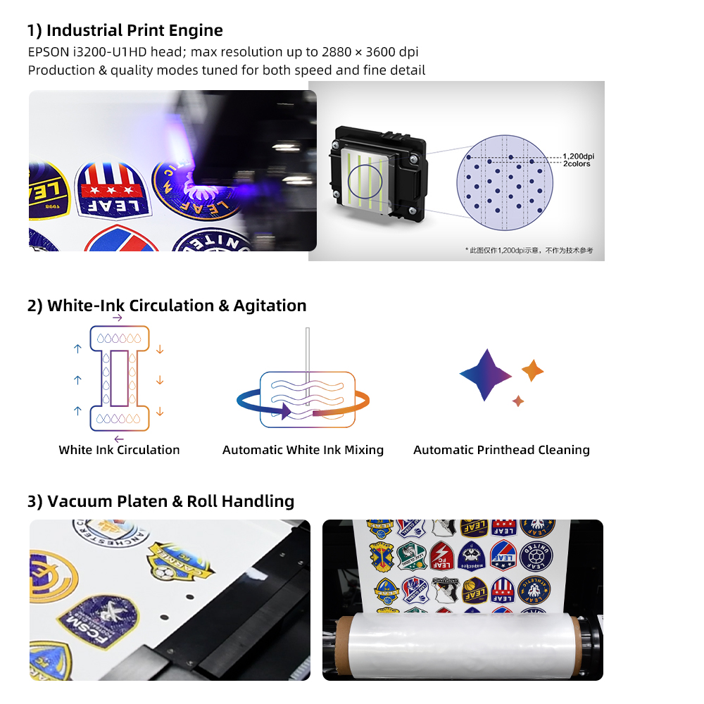 LEAF UV DTF 라벨 프린터 I3200HD 30c - 3D Printing Logo 리뷰 및 가격