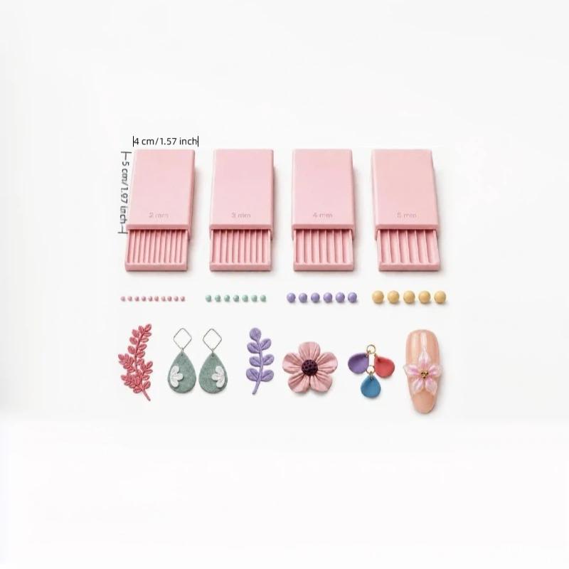 4개입 3D 프린팅 네일 아트 비드 롤러 키트, 2-5 - 3D Printing Design Maker 리뷰 및 가격