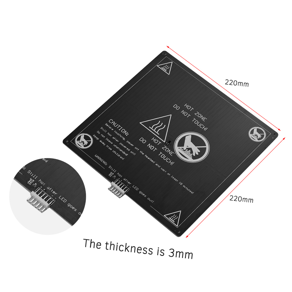 Anet 3D 프린터 부품용 알루미늄 온열 침대, 와이 - 3D Printer Cable Chain 리뷰 및 가격