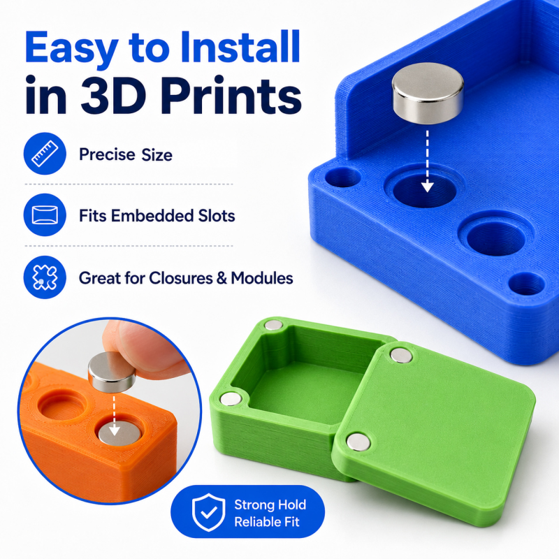 200개/박스 3D 프린팅 자석 키트 (밤부랩용) 강력 - 3D Printing Bambu Lab 리뷰 및 가격