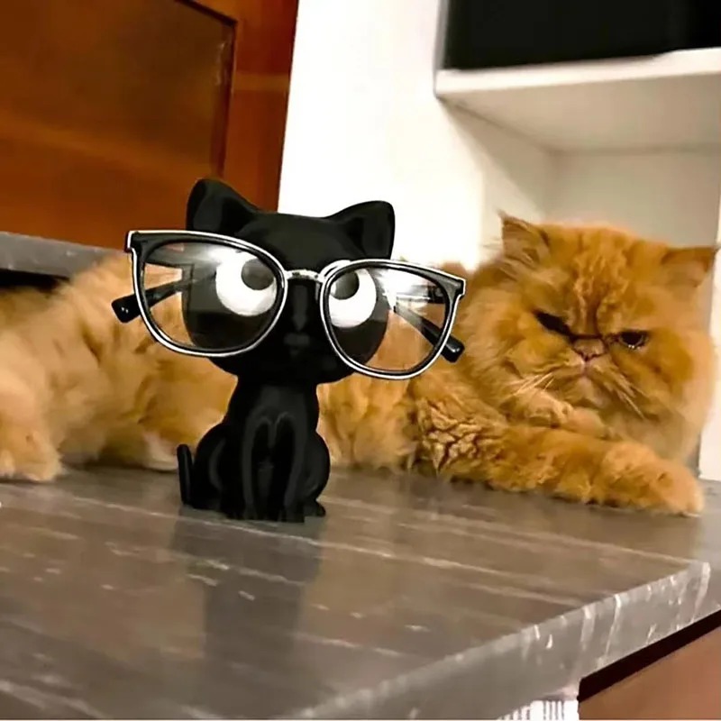 3D 프린팅 고양이 안경테 - 귀여운 플라스틱 데스크탑 - 3D Printing Glasses Frames 리뷰 및 가격