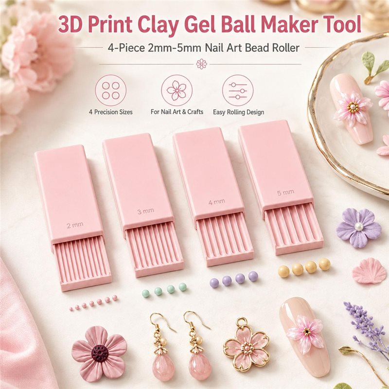ABKP-젤 볼 제작 도구, 점토, 꽃, 참, 귀걸이, - 3D Printing Design Maker 리뷰 및 가격